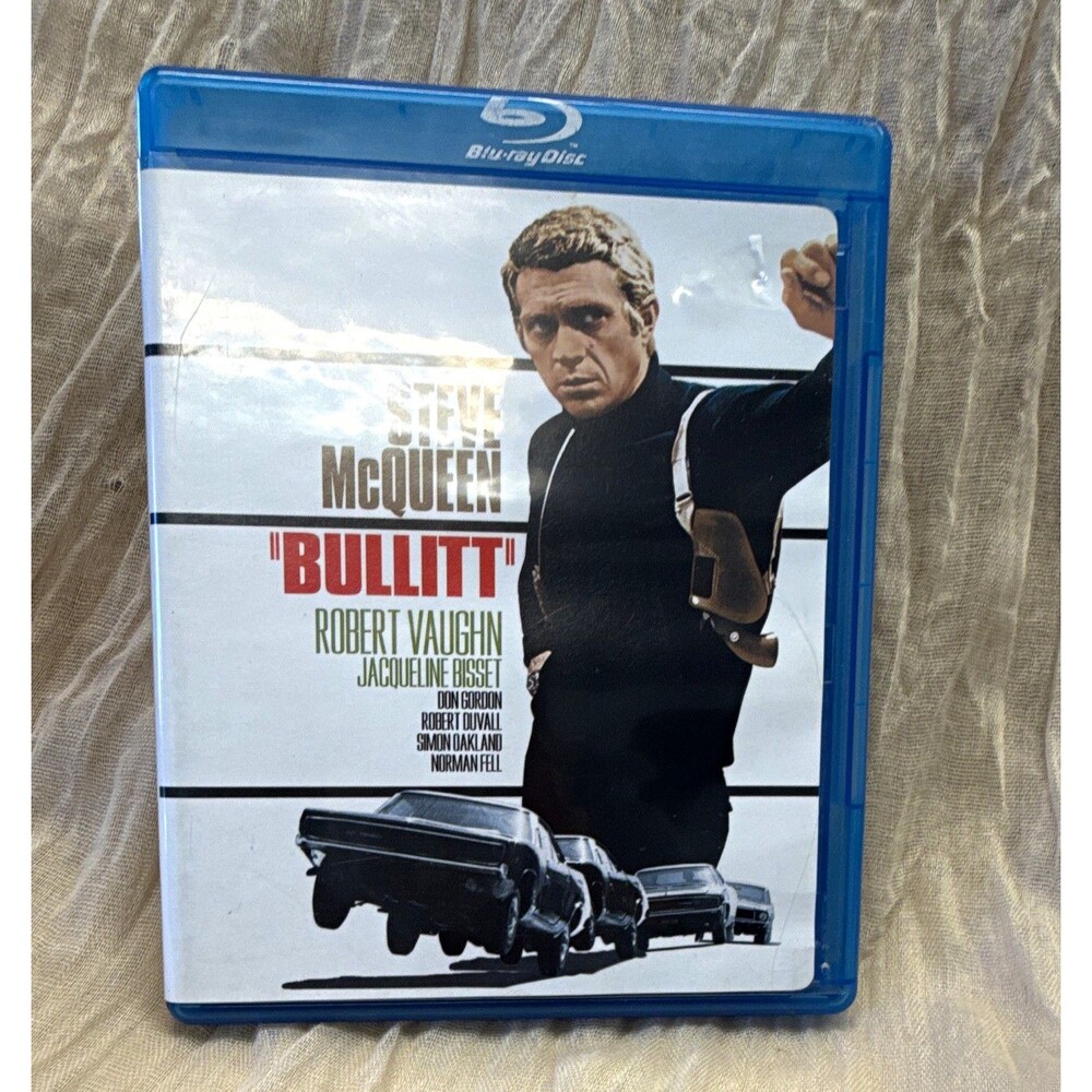 Bullitt Blu-ray Steve McQueen Peter Yates PG Commentary Trailer Multilang 114m